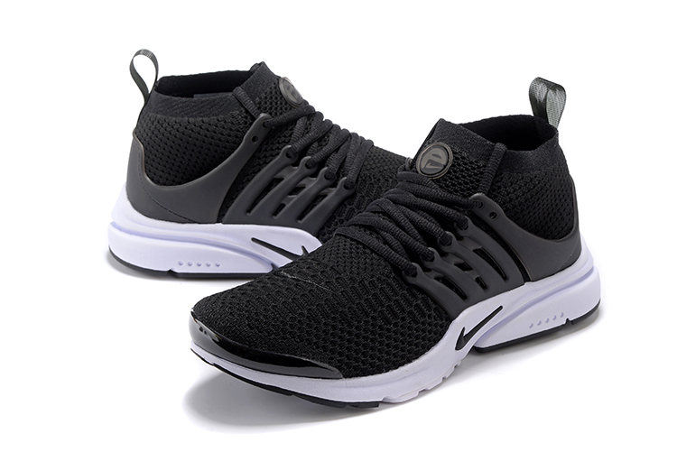 Nike Air Presto Flyknit Ultra Black White Running Shoes For Women